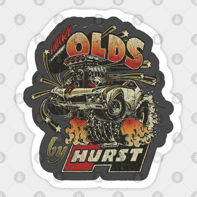Hairy Olds by Hurst 1969 - Muscle Car - Sticker | TeePublic