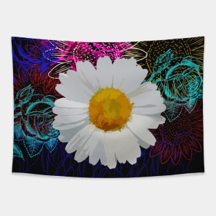 Yapah Flower Collage Tapestry