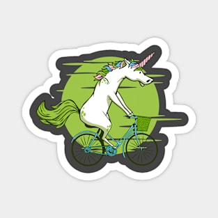 Unicorn Bicycle Magnet