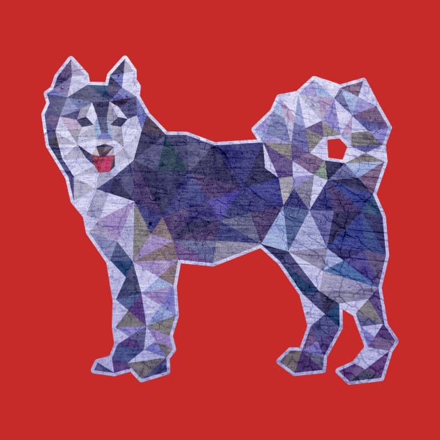 Husky Dog Lowpoly by tsign703