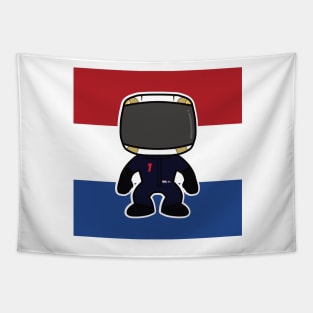 Max Verstappen Custom Bobblehead - 2022 Season Flag Edition Tapestry