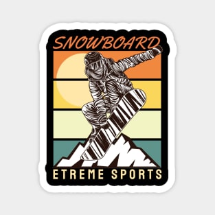 Snowboard - Extreme sports Magnet