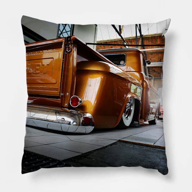 1955 Chevrolet - 3100 Pillow by hottehue