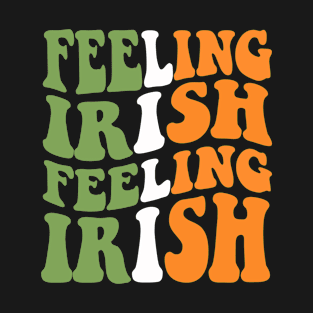 Feeling Irish Ireland Love St Patrick's day Vintage T-Shirt