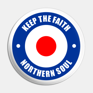 Northern soul target mod Pin