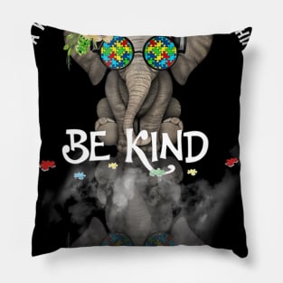 In A World Where You Can Be Anything Be Kind Autism Pillow