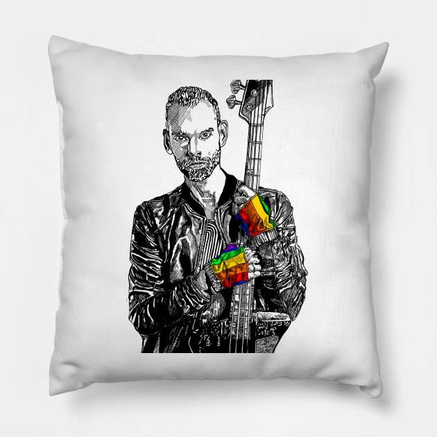 Stefan X Pride Pillow by Commander Connor