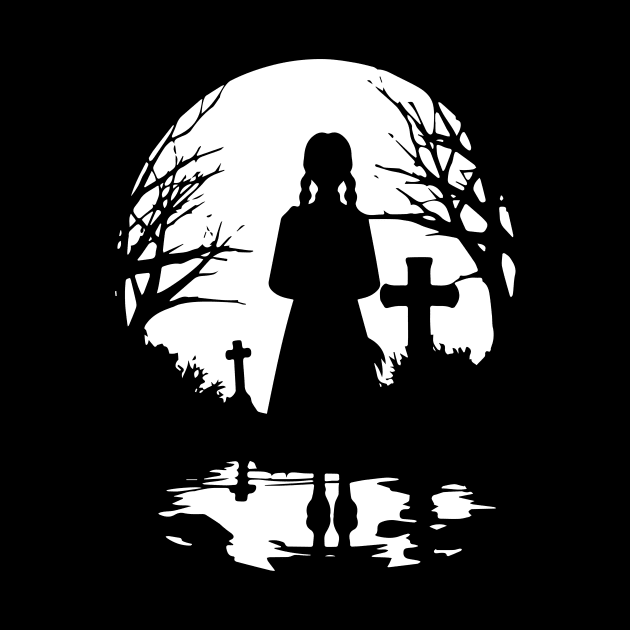 Wednesday Addams Silhouette by Enyr's little witchy corner