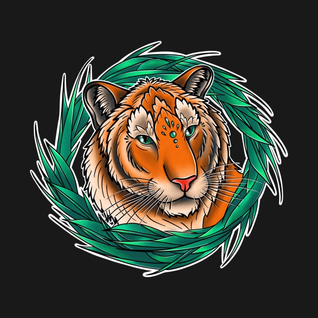 Round Grass Tiger by NorneFireCat