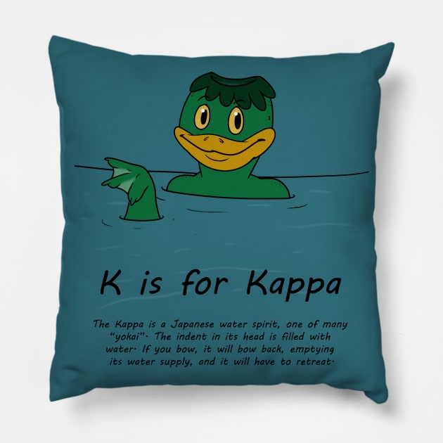 Kappa Pillow by possumtees