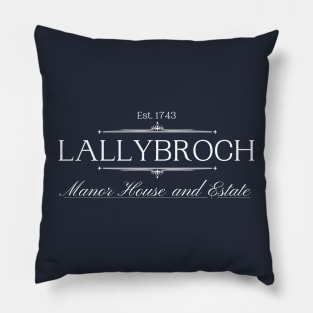 Lallybroch Est. 1743 Manor House and Estate Scottish Highlands Pillow