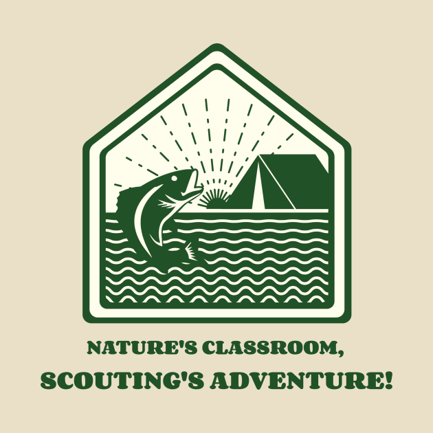Nature's classroom, Scouting's adventure by CheekyClothingGifts