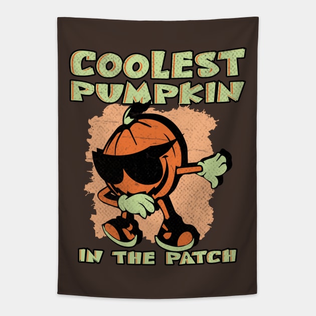 Coolest Pumpkin In The Patch Tapestry by Jabir