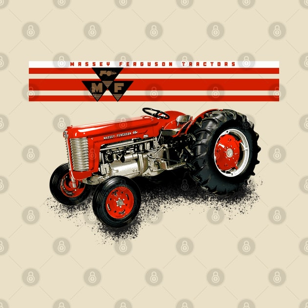 Massey Ferguson 65 Vintage Tractor by Midcenturydave