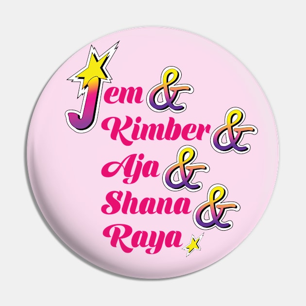 Jem Kimber Aja Shana Raya Holograms List Pin by figandlilyco