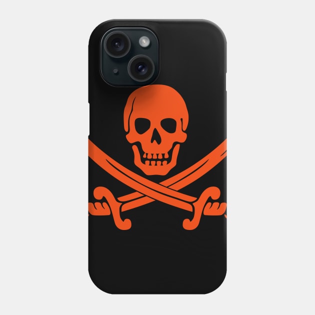 pirate skull Phone Case by MarkoShirt