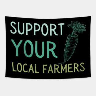 Support local farmers carrot Tapestry