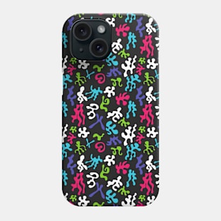 Abstract colourful spotted pattern Phone Case