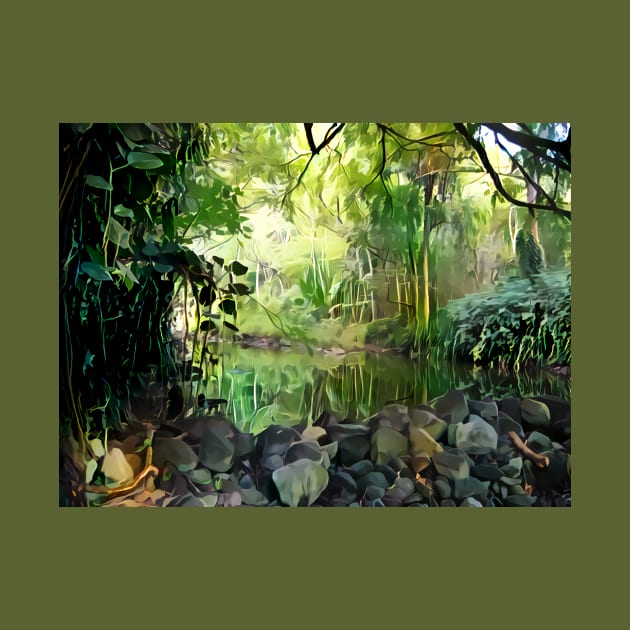 Jungle Pond by ArtlyStudio