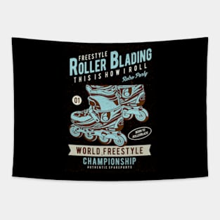 Freestyle Roller Blading Cool Tapestry