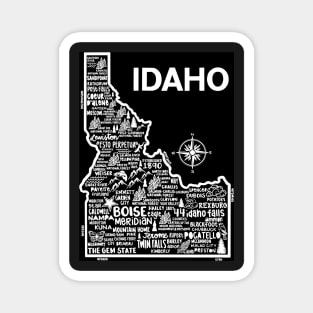 Idaho map Magnet