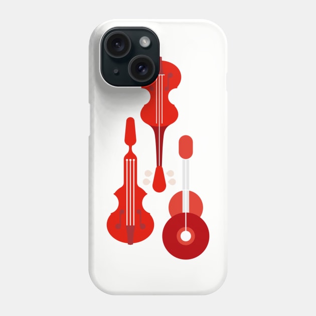 Sonokinetic Stringed Instruments Phone Case by sonokinetic