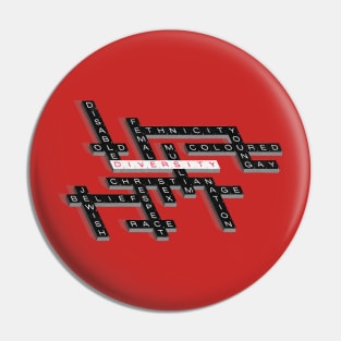 Tolerance Scrabble: Diversity Pin