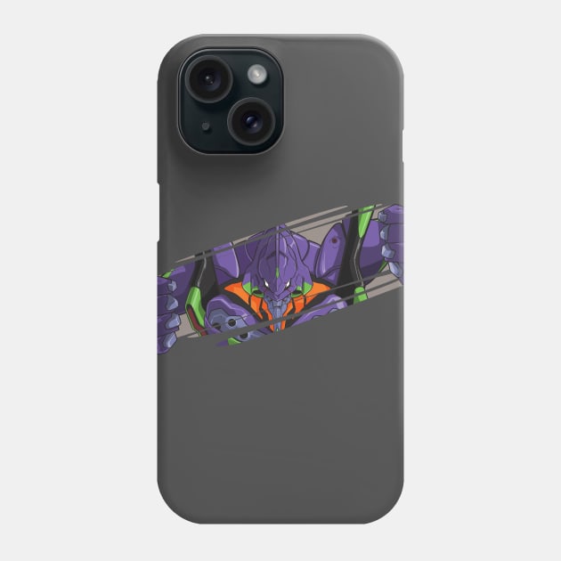 Evangelion EVA 01 • AT FIELD Phone Case by Rick Do Things
