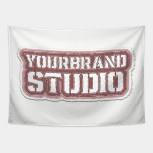 Logotype Embroidery Effect Tapestry