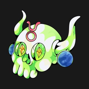taurus skull zodiac sign T-Shirt