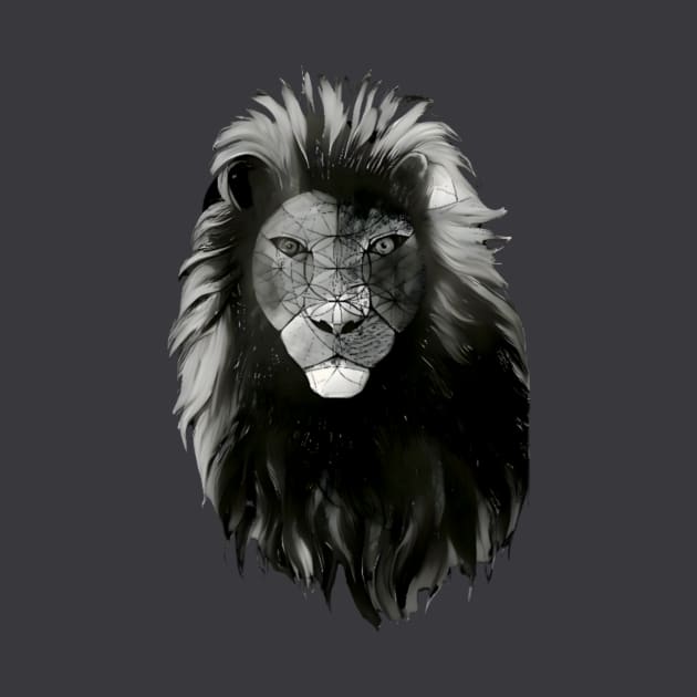 Geometric Lion by ArtMetrics 