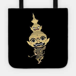 Khmer Cambodian Hanuman Traditional Masked Dancer Tote