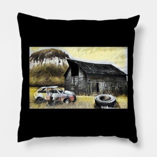 Junk Yard Pillow