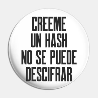 Ciberseguridad Creeme Un Hash No Se Puede Descifrar Pin