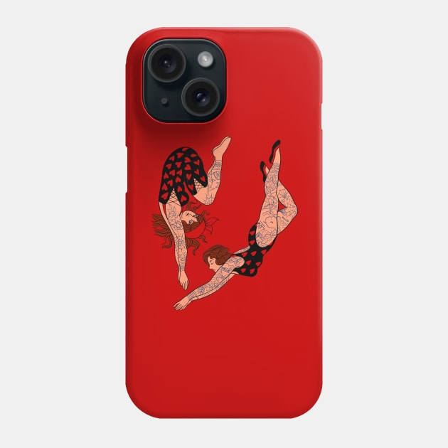 OLD SCHOOL TATTOO Phone Case by MAYRAREINART