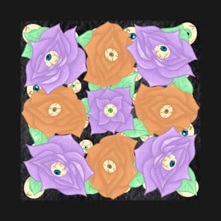 The Roses Have Eyes, 2021 Halloween Design T-Shirt