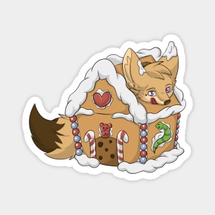 Gingerbread Fennec Fox Magnet