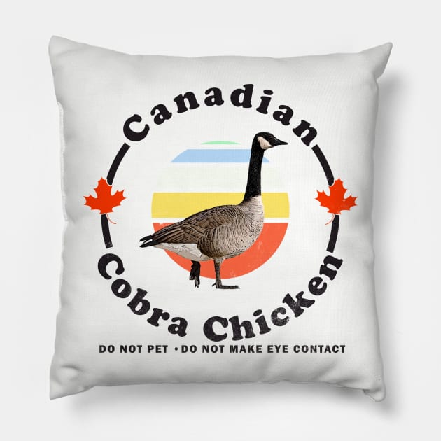 Cobra Chicken Pillow by Hoogie Tees