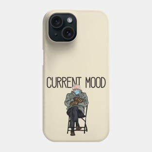 Current Mood Mittens Bernie Sanders Phone Case