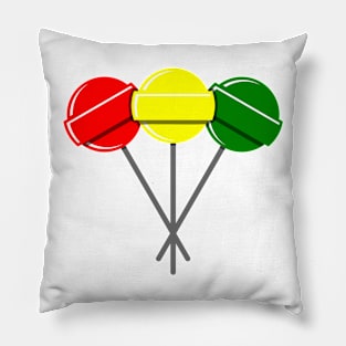 Lollipop Stop Light Pillow