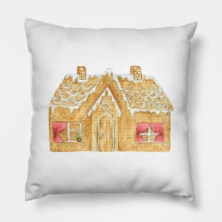 Gingerbread house Pillow