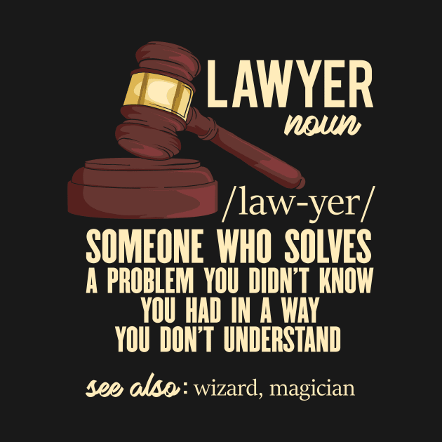 Lawyer Definition by TheBestHumorApparel