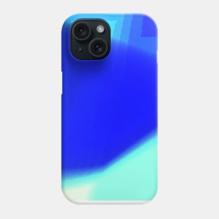 blue yellow abstract texture Phone Case