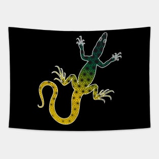 Geometric Goanna Tapestry