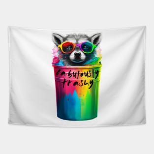 Rainbow Rascal: Fabulously Trashy Design Tapestry