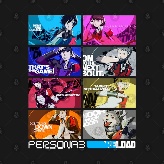 Persona 3 RELOAD - SEES All Out Attack Splash Art by Nifty Store