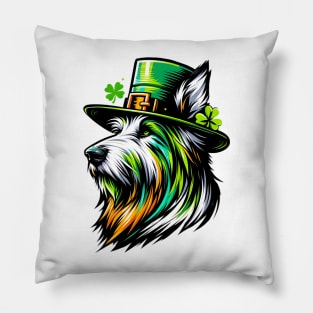 Berger Picard Enjoys Saint Patrick's Day Fun Pillow