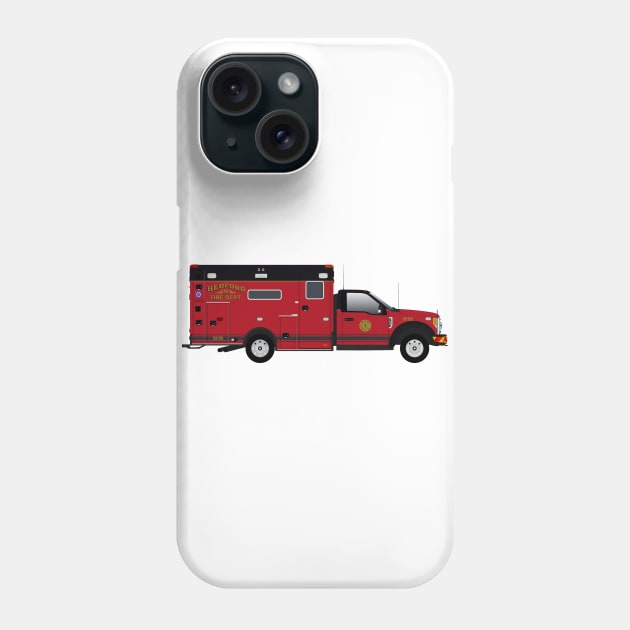 Bedford Fire Dept. Ambulance Phone Case by BassFishin