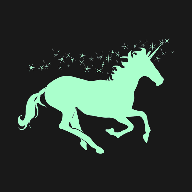 Mint Magical Unicorn Party Magical Mythical Unicorn by vintageinspired