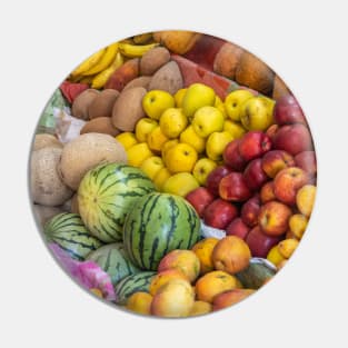 Mexico. San Miguel de Allende. Local Market. Fruits & Vegetables. Pin